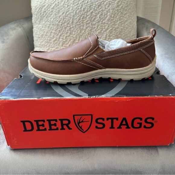 Deer Stags Everest2 Tan Slip-On Comfort Loafers Mens 10.5M Casual Gorpcore main image 7
